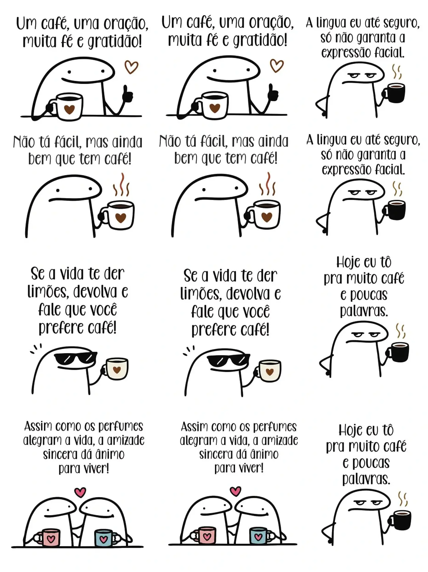 Arquivo Sublimação Arte Digital DTF UV Flork Café ( A4) 1