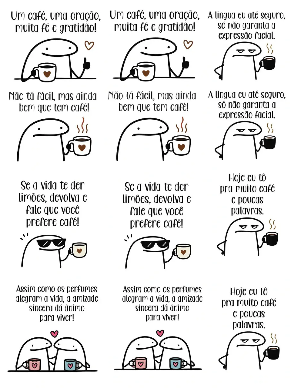 Arquivo Sublimação Arte Digital DTF UV Flork Café ( A4) 1