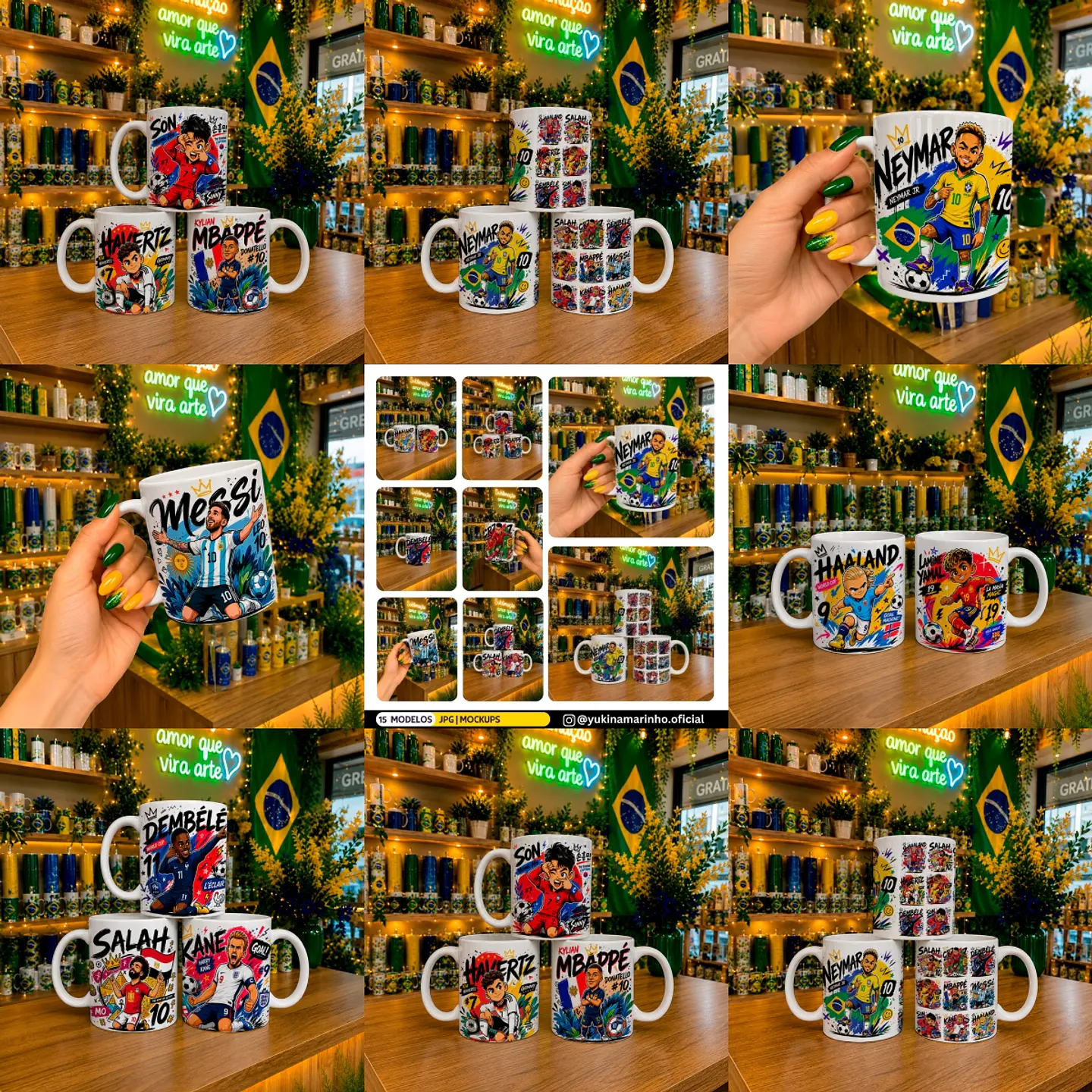 Arquivo Sublimação Caneca Gigantes de Futebol 1
