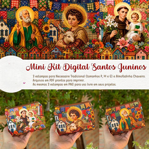 Arquivo Sublimação Estampa Santos Juninos