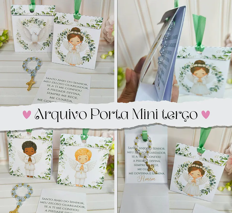 Arquivo de corte Porta Mini Terço 1