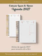 Arquivo Encadernação Agenda 2027 Coleção Laços & Rosas Wire-o - Thumbnail 1
