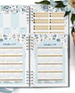 Arquivo Encadernação Combo Agenda 2027 Floral Azul - Thumbnail 4