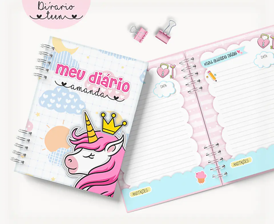 Arquivo Agenda Meu Diario - Diário Teen - Lina criativa 2