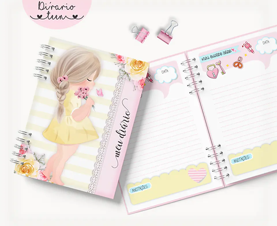 Arquivo Agenda Meu Diario - Diário Teen - Lina criativa 3