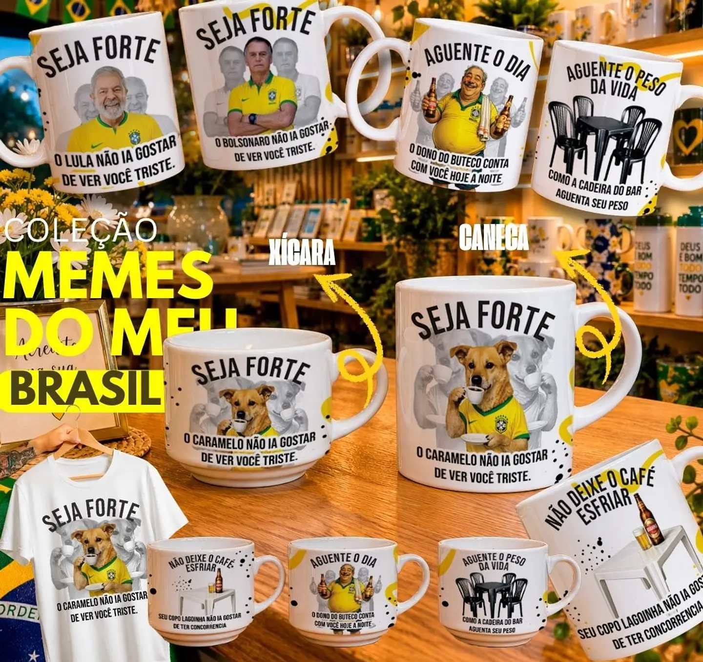 Arquivo Sublimação  Pré - Venda Memes do Meu Brasil 1