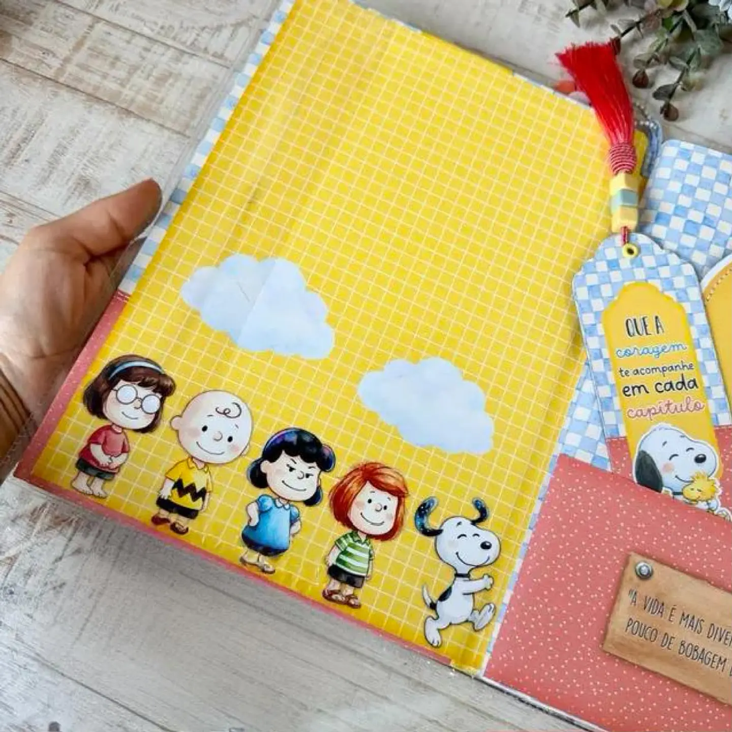Arquivo Encadernação Caderno Brochura Snoopy 2