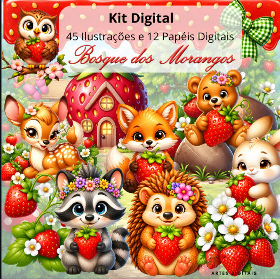 Arquivo Kit Digital Bosque dos Morangos 1