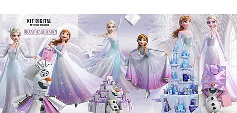Arquivo Kit Digital Loja da Frozen