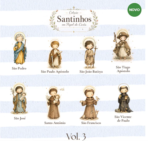Arquivo de corte Coleção Santinhos em Papel de Carta Volume 2