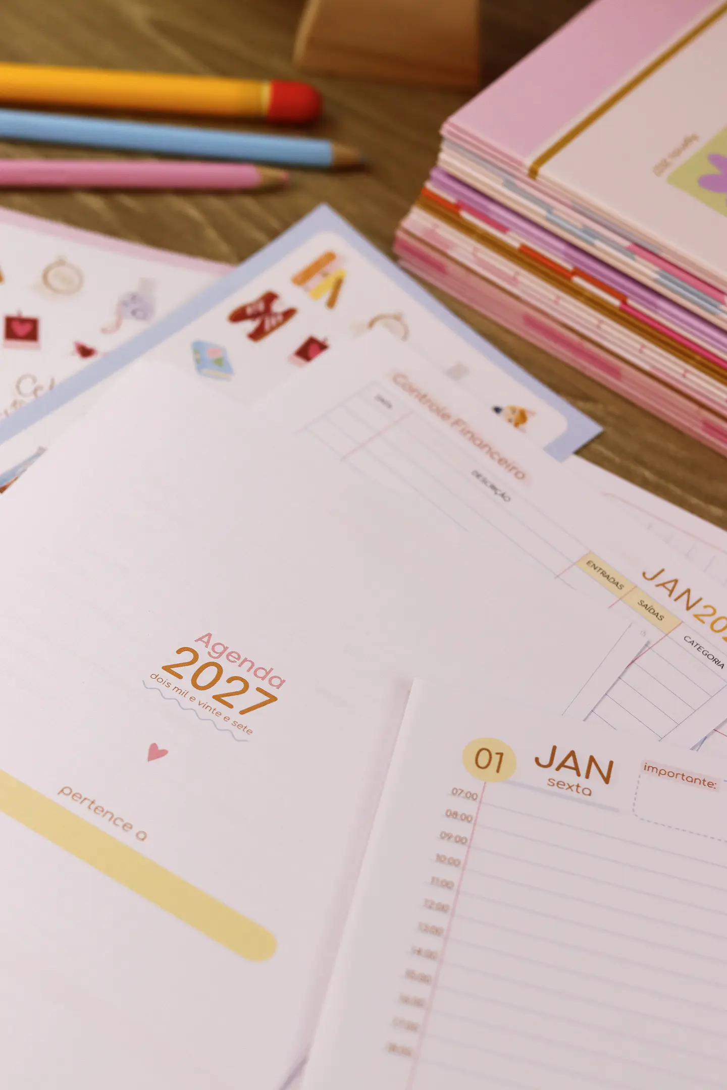 Arquivo Combo Agendas Fofas 2027 - G19 6