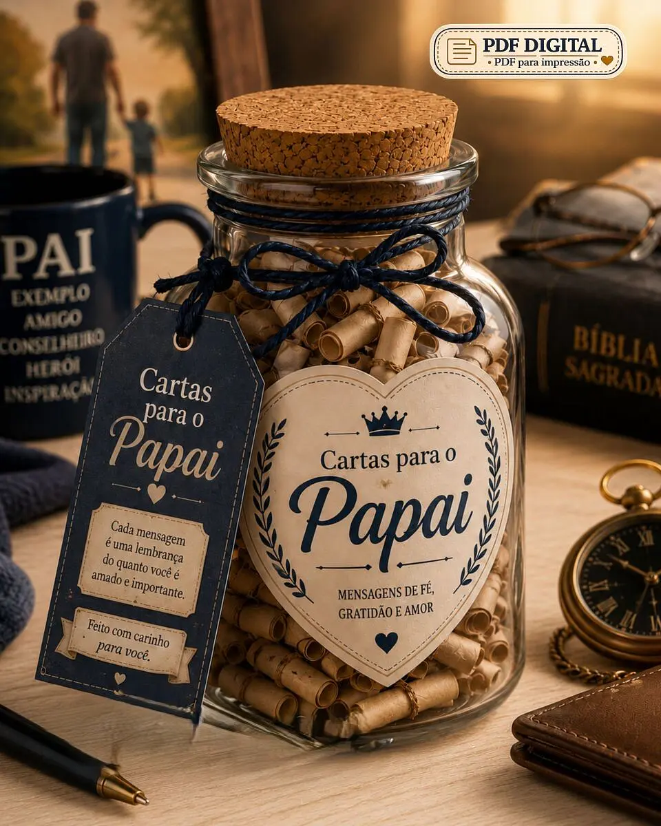 Arquivo Dia dos Pais Pote de Mensagens – Cartas para o Papai 1