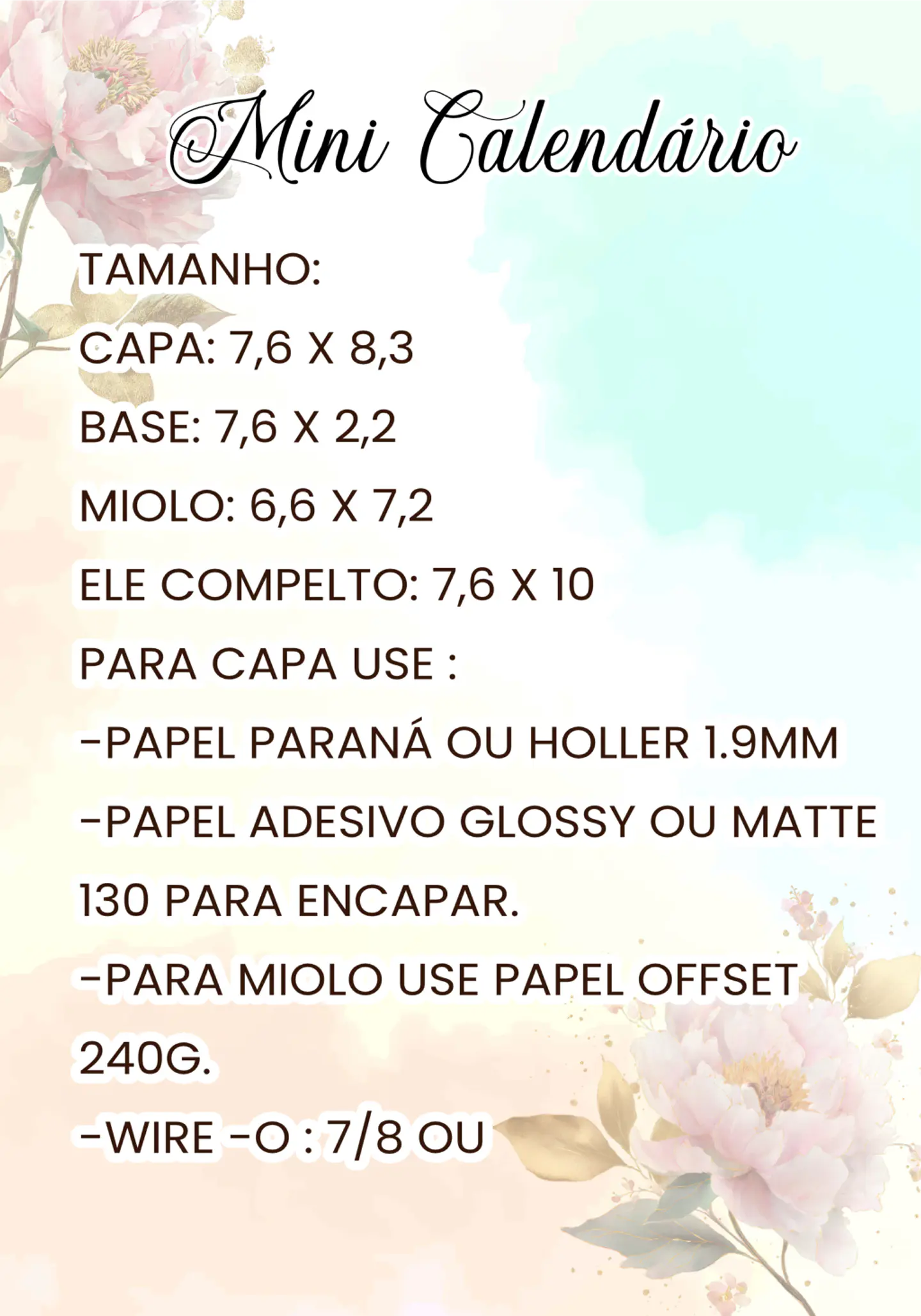 Arquivo Mini Calendario 2