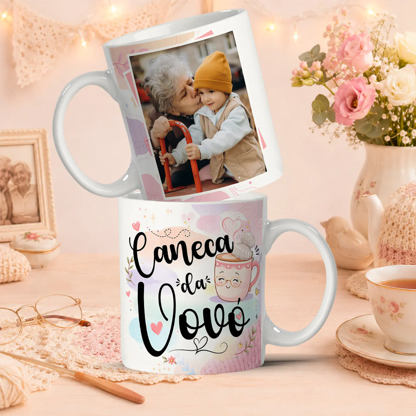 Arquivo Sublimação Caneca Dia Dos Avós 4