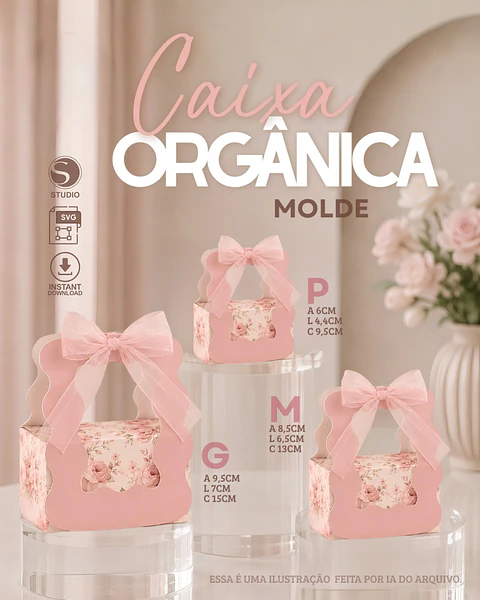 Arquivo de corte Sacolinhas Orgânicas Modernas