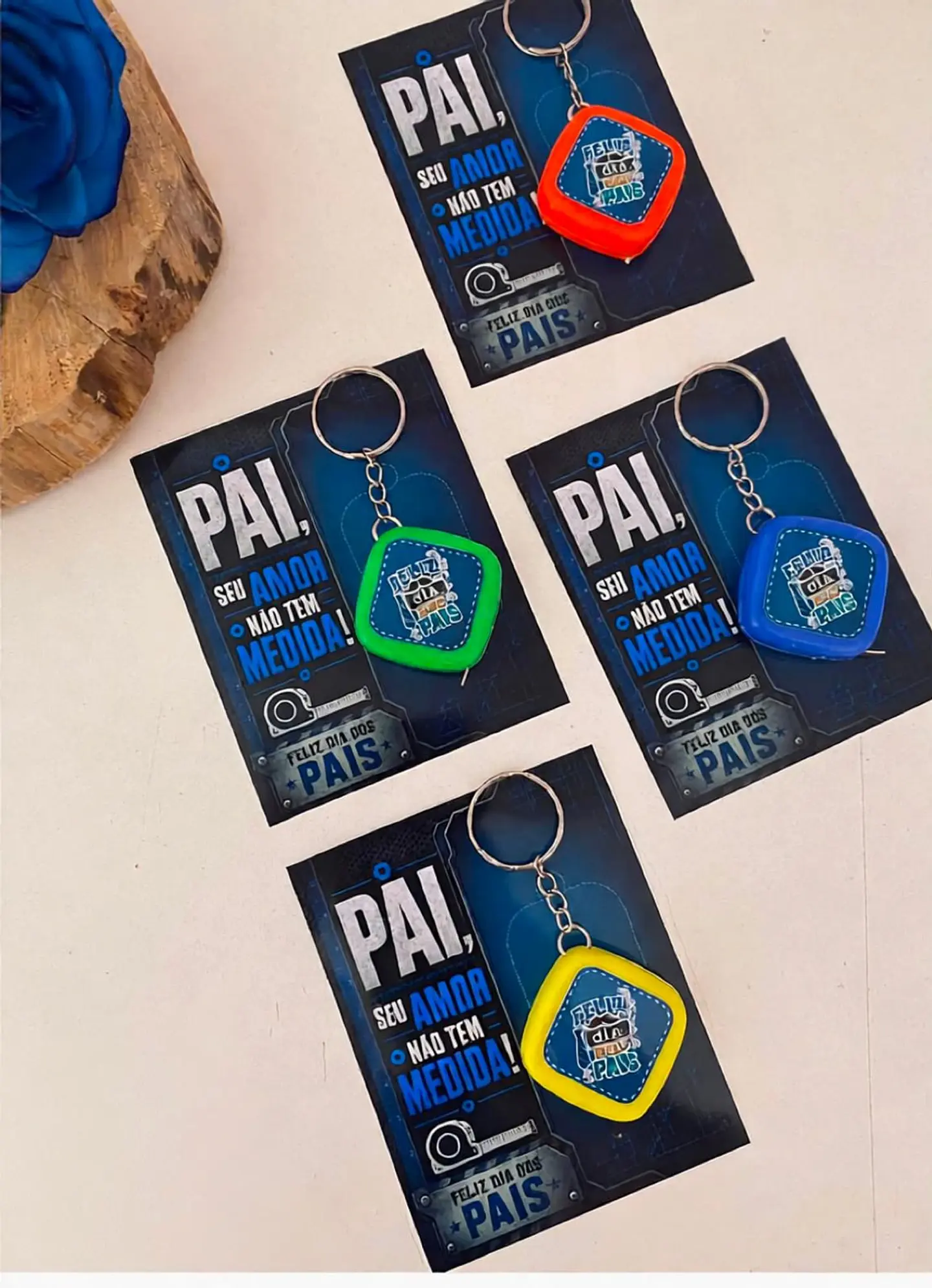 Arquivo Dia dos Pais Kit card e Adesivo Mini Trena 1