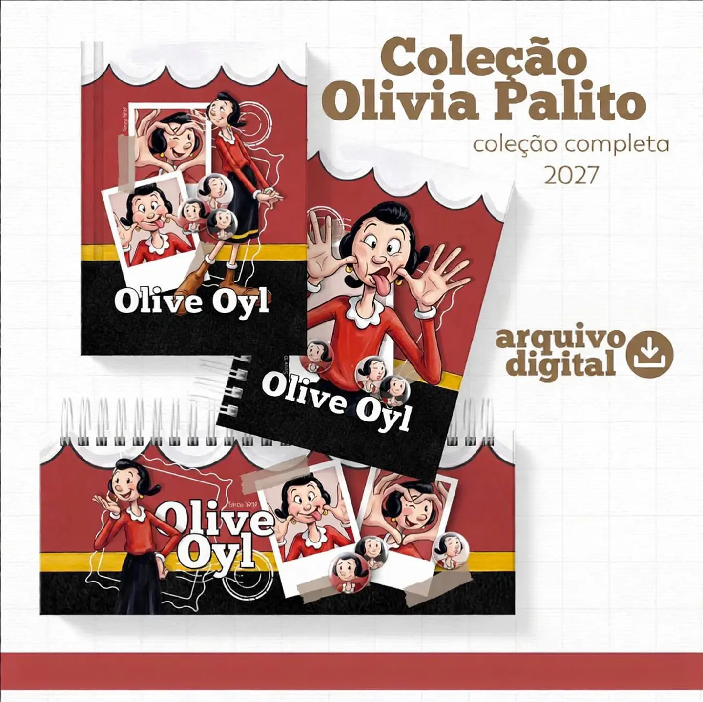 Arquivo Coleção Completa Olivia Palito 1