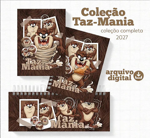 Arquivo Coleção Completa Taz Mania