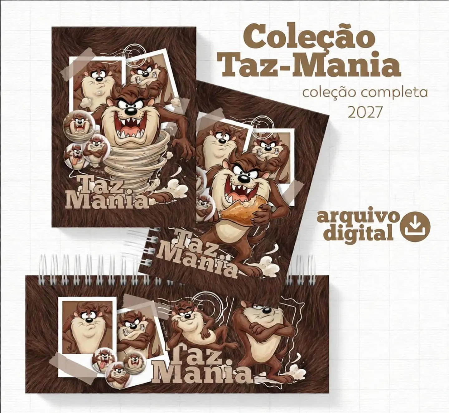 Arquivo Coleção Completa Taz Mania 1