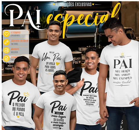 Arquivo Dia dos Pais Camisa - Pai Especial