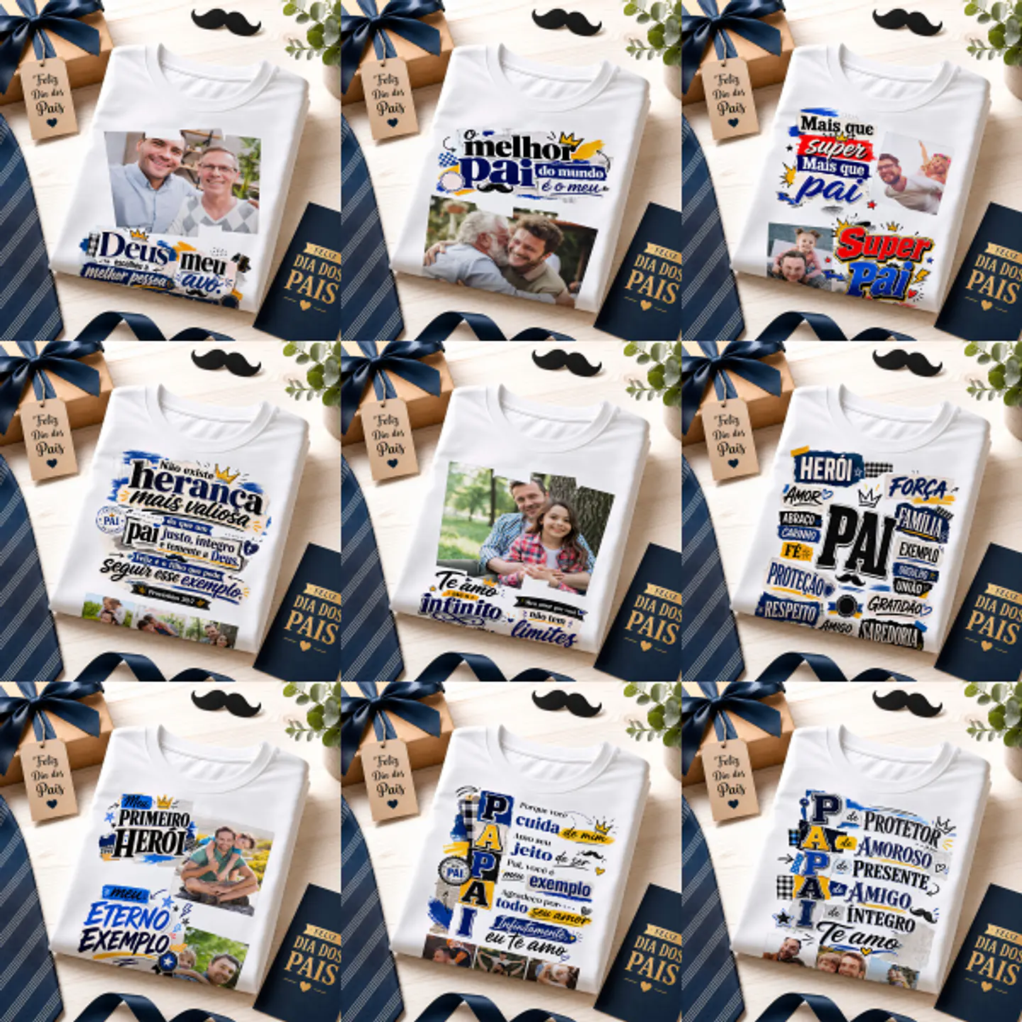 Arquivo Sublimação Camiseta Dia dos Pais  1