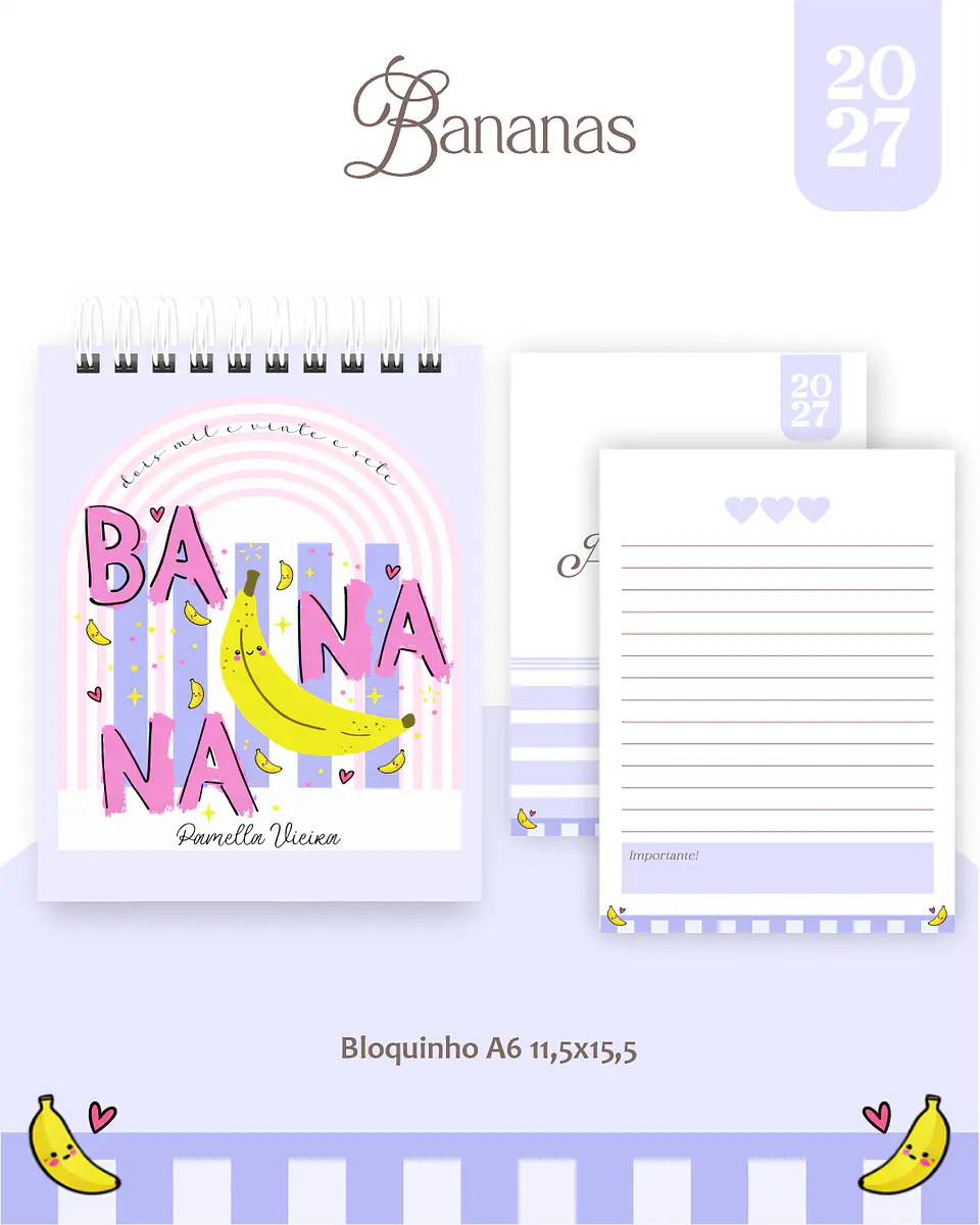 Arquivo Encadernação Bananas Combo 2027 3