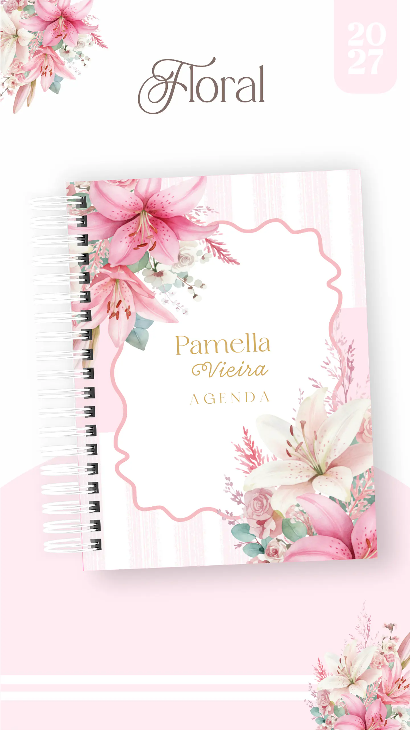Arquivo Encadernação Floral Combo 2027 3