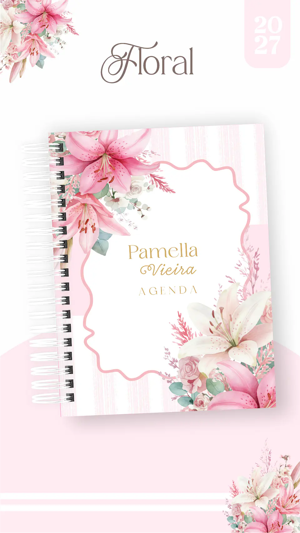 Arquivo Encadernação Floral Combo 2027 3