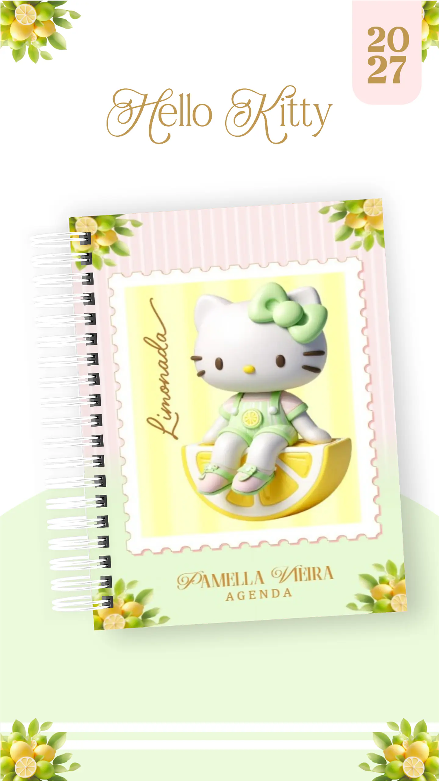 Arquivo Encadernação Hello Kitty Combo 2027 2