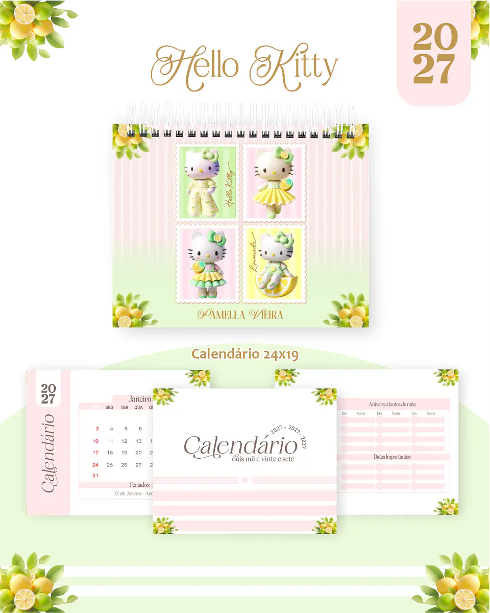 Arquivo Encadernação Hello Kitty Combo 2027 5