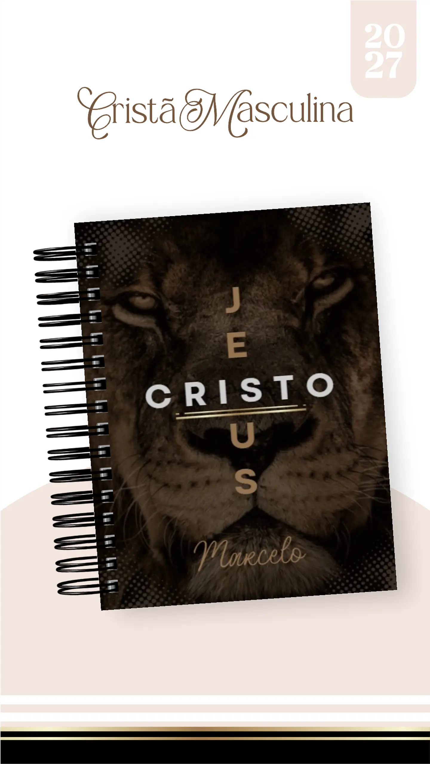 Arquivo Encadernação Cristã Masculina Combo 2027 2