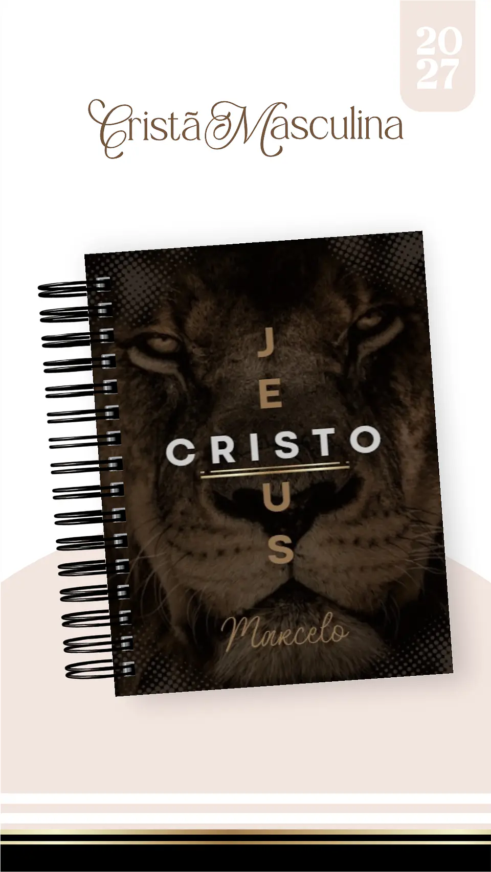 Arquivo Encadernação Cristã Masculina Combo 2027 2