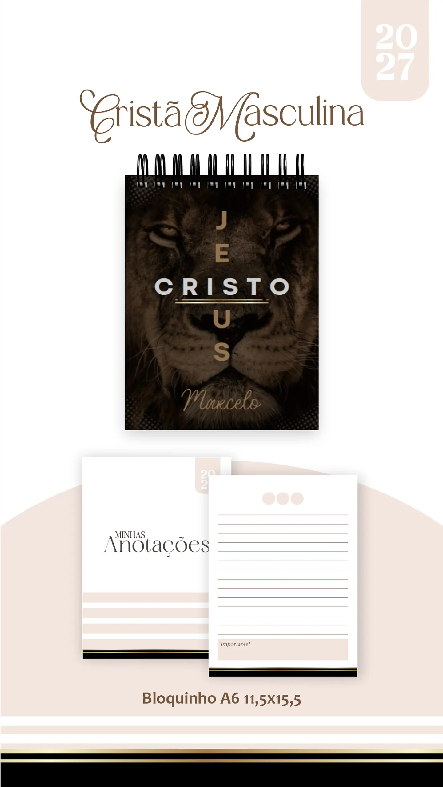 Arquivo Encadernação Cristã Masculina Combo 2027 3