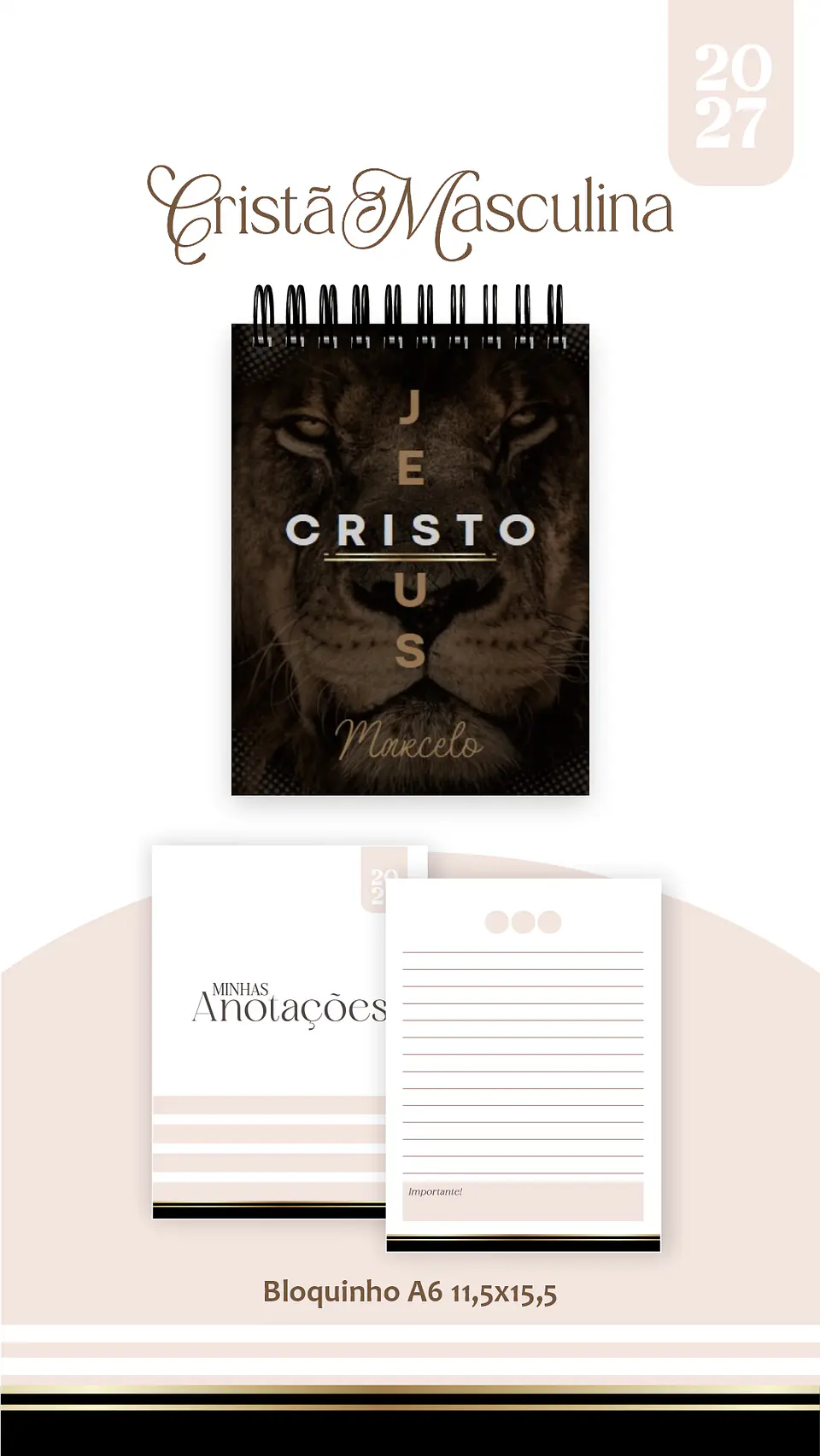 Arquivo Encadernação Cristã Masculina Combo 2027 3