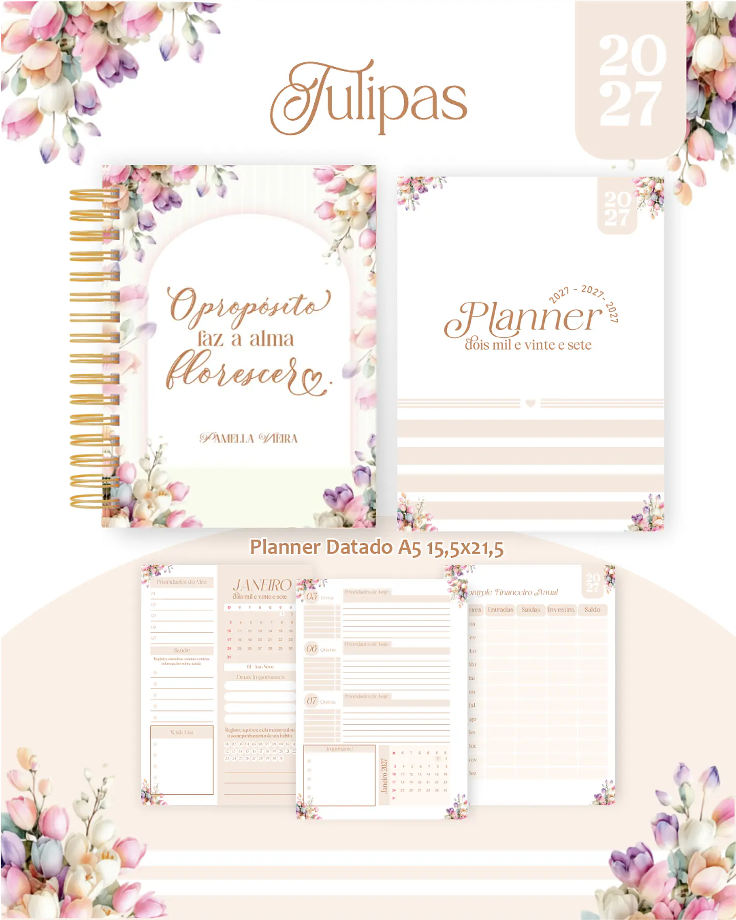 Arquivo Encadernação Tulipas Combo 2027 10