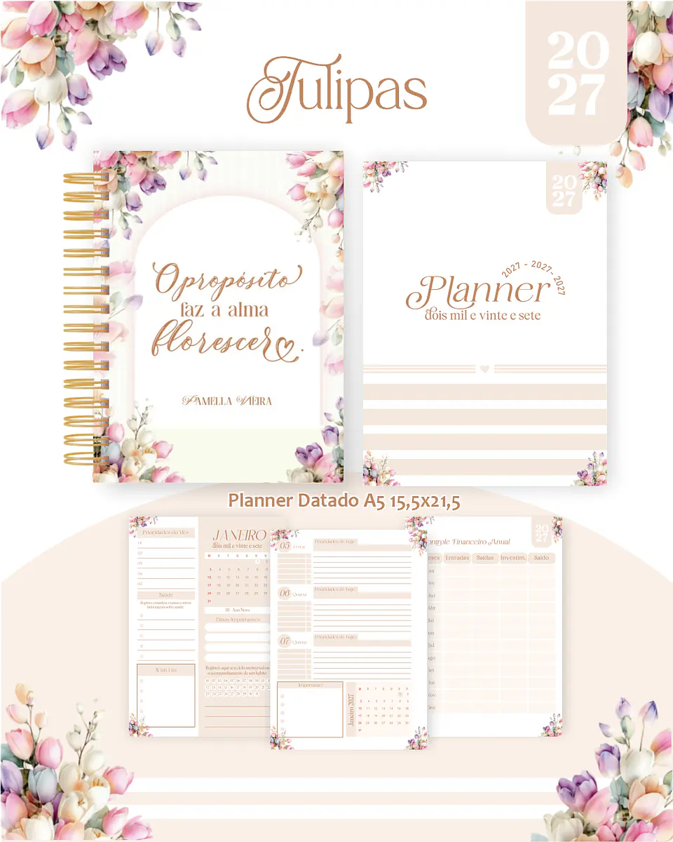 Arquivo Encadernação Tulipas Combo 2027 10