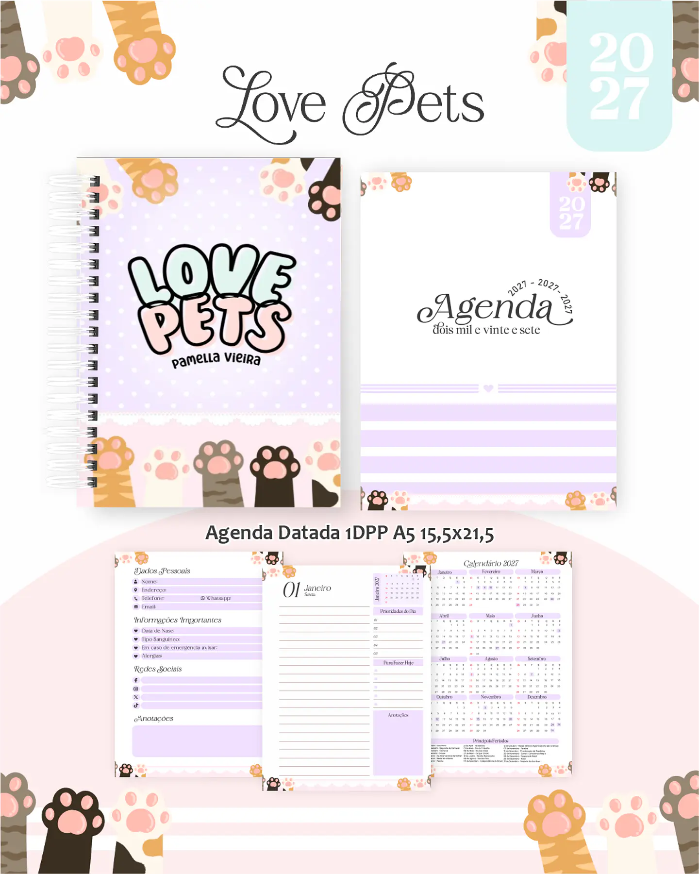 Arquivo Encadernação Love Pets Combo 2027 4