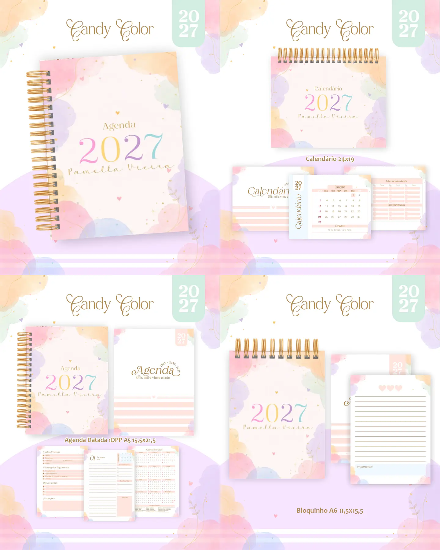 Arquivo Encadernação Candy Color Combo 2027 1