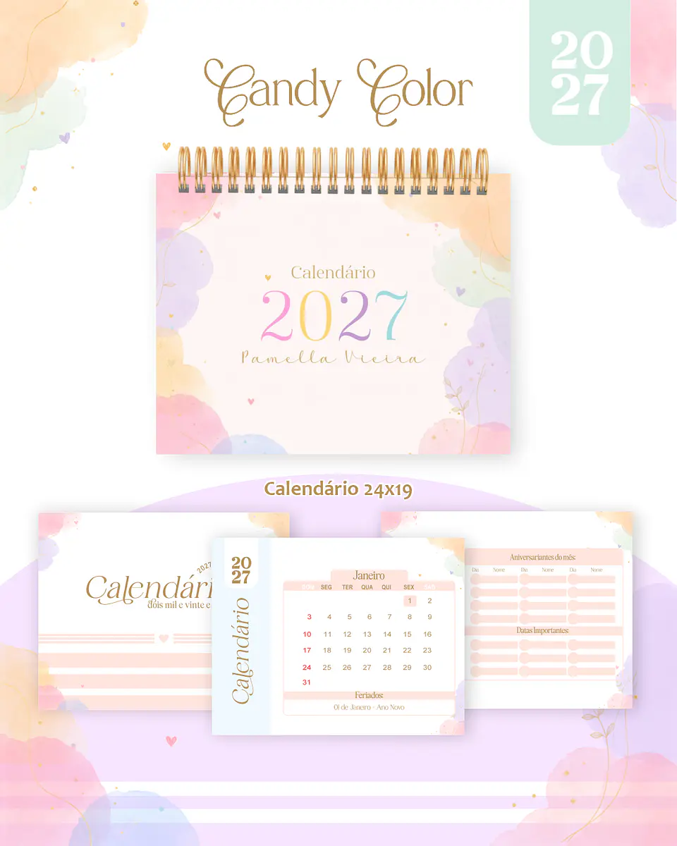 Arquivo Encadernação Candy Color Combo 2027 4
