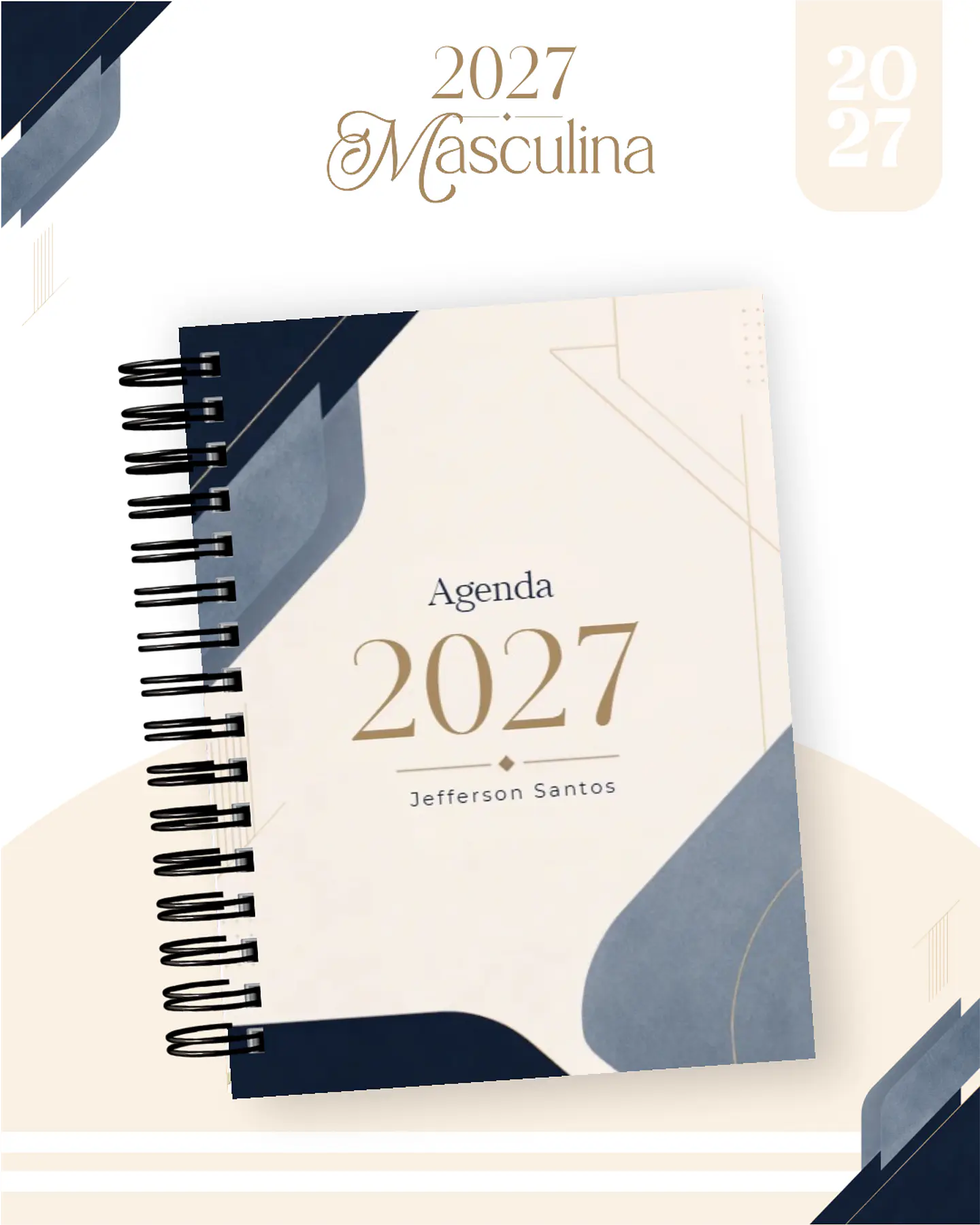 Arquivo Encadernação Masculina Combo 2027 4