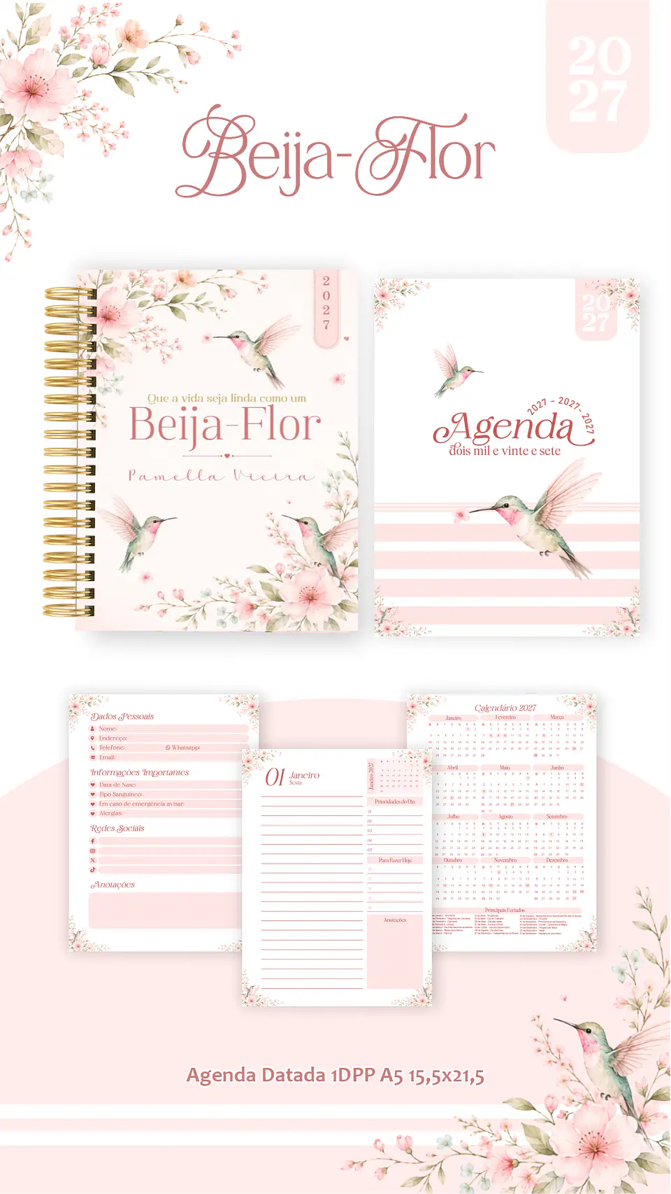 Arquivo Encadernação Beija Flor Combo 2027 3