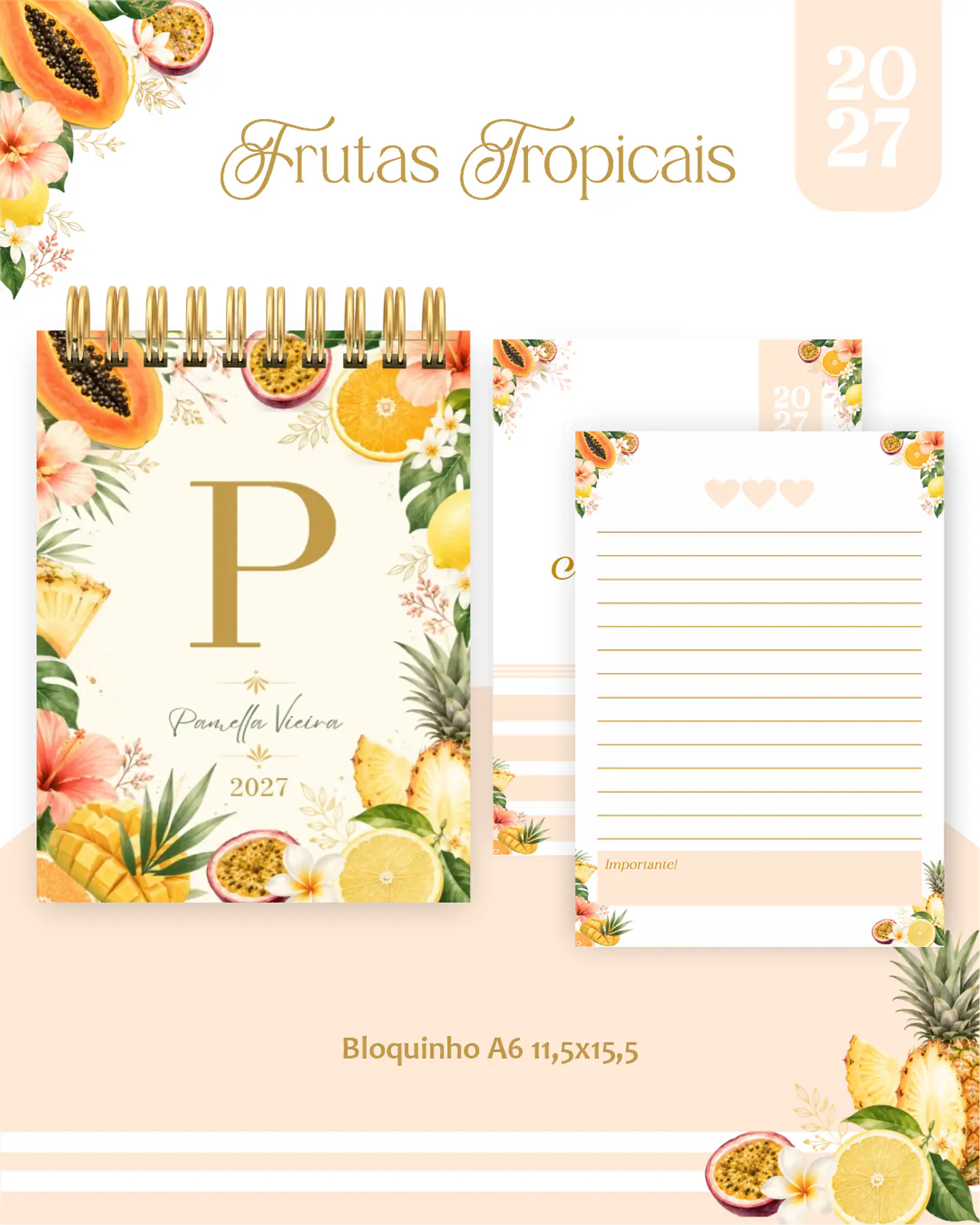 Arquivo Encadernação Frutas Tropicais Combo 2027 3