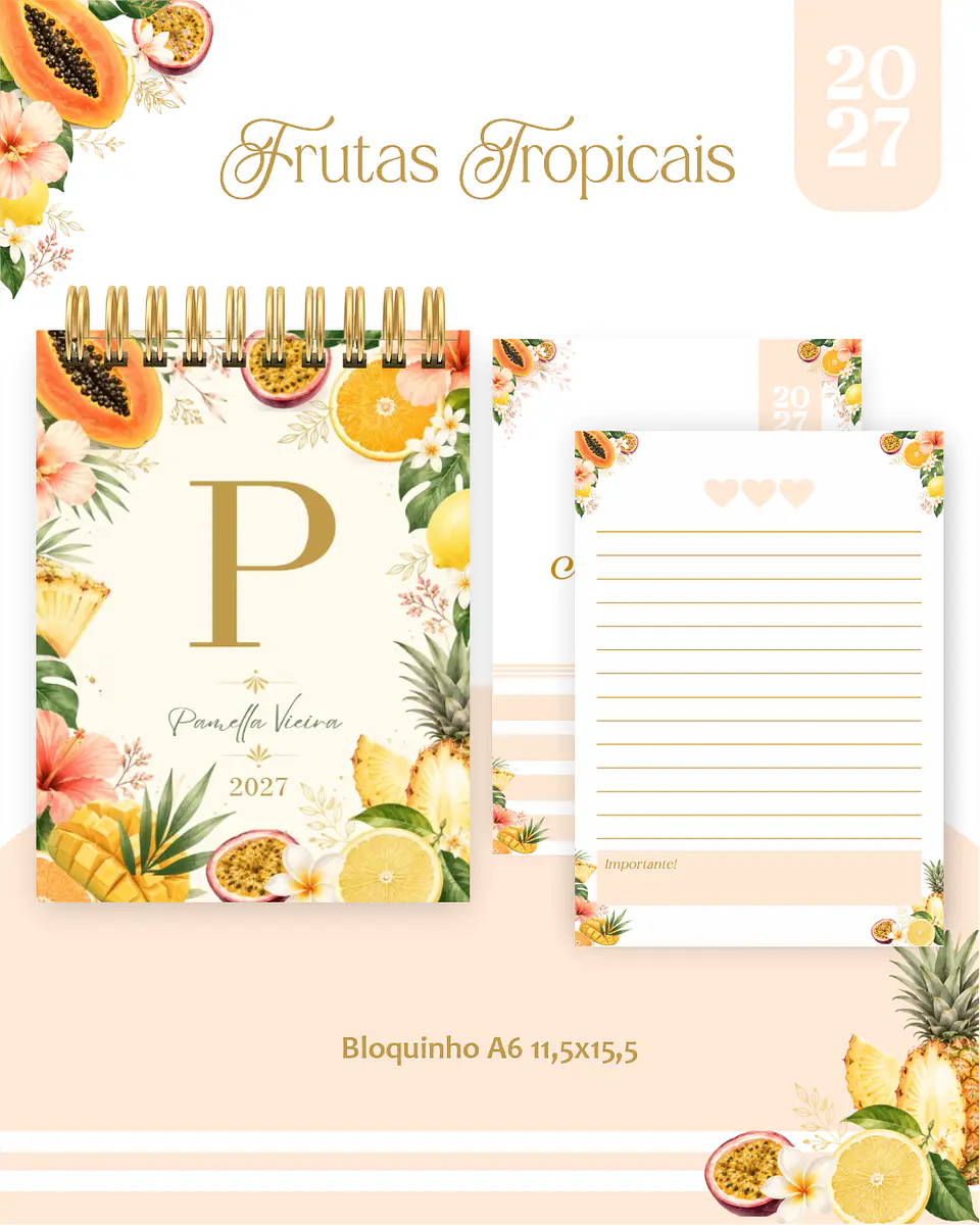 Arquivo Encadernação Frutas Tropicais Combo 2027 3