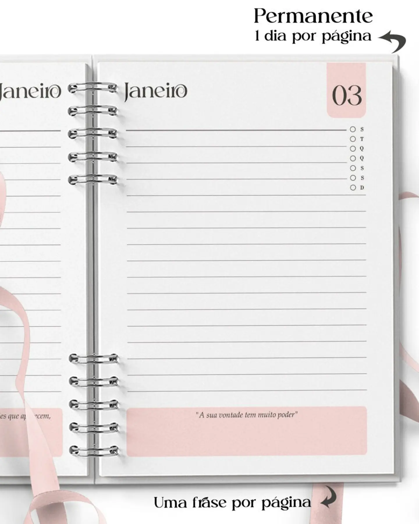 Arquivo Agendas Femininas Neutra 2027 Combo PERM Versículos Frases Horários 2