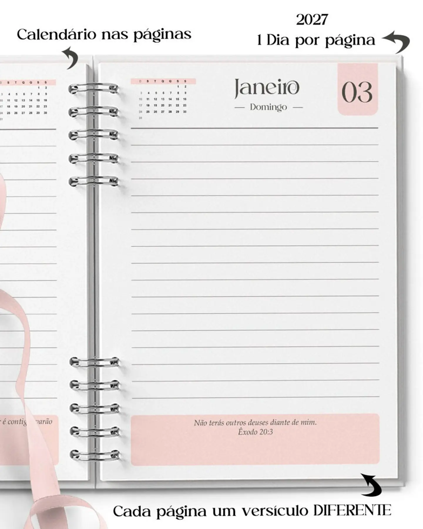 Arquivo Agendas Femininas Neutra 2027 Combo PERM Versículos Frases Horários 12