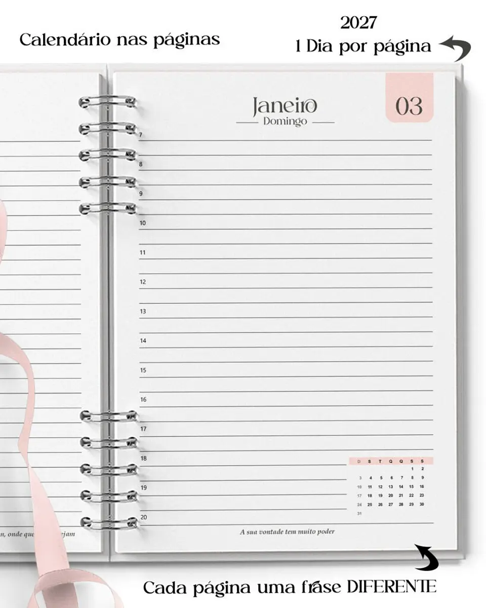Arquivo Agendas Femininas Neutra 2027 Combo PERM Versículos Frases Horários 13