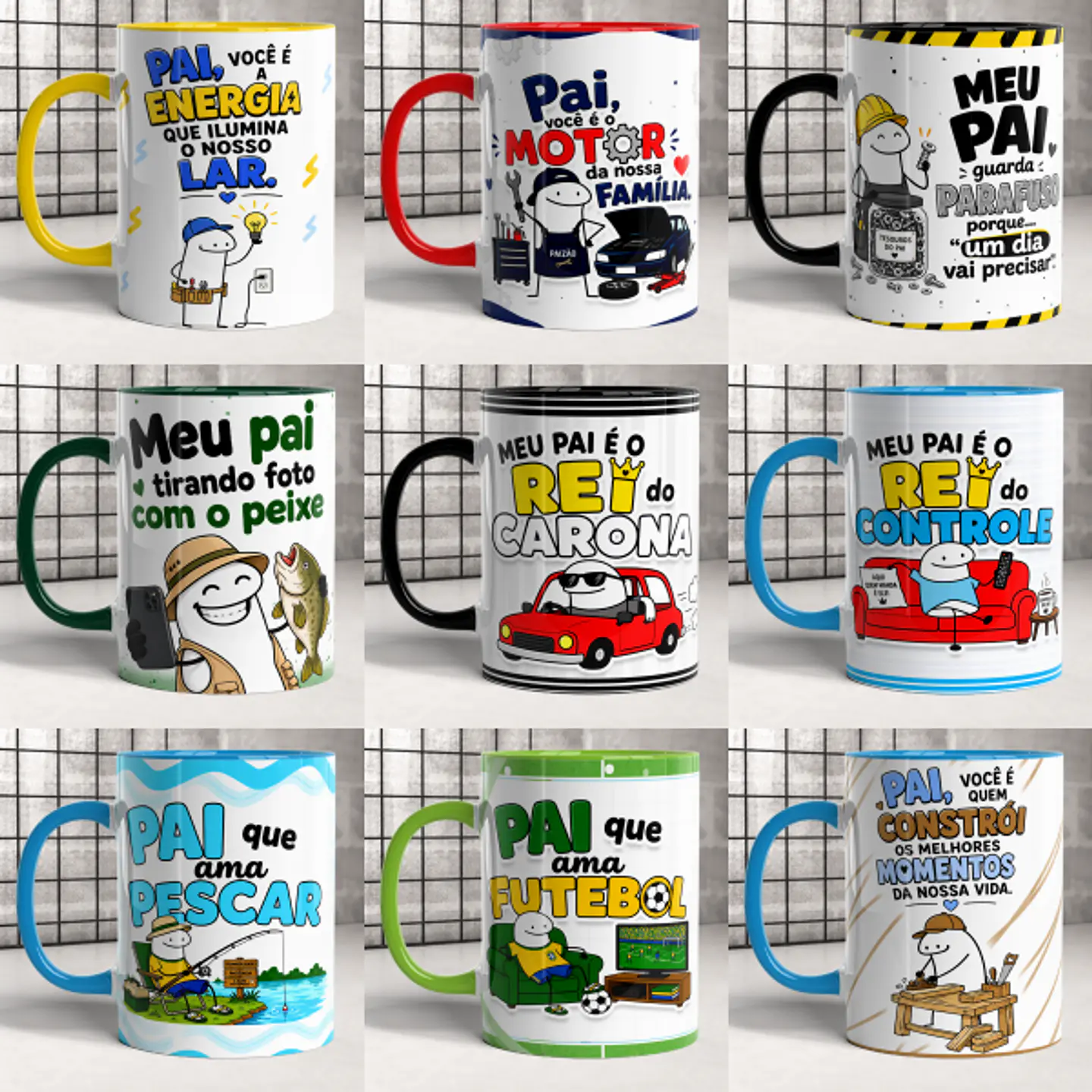 Arquivo Sublimação Caneca Dia dos Pais Flork Divertido 2026  1