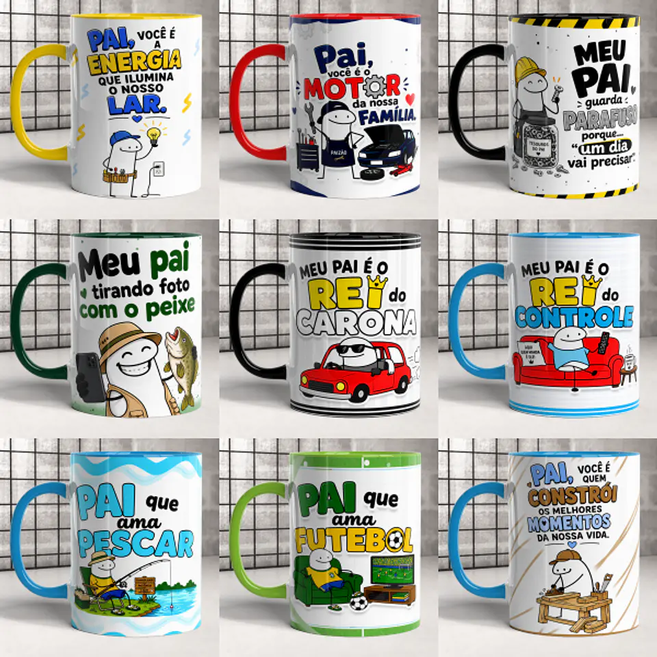 Arquivo Sublimação Caneca Dia dos Pais Flork Divertido 2026  1