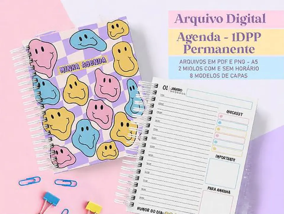 Arquivo Agenda Permanente Smile - 1DPP 1