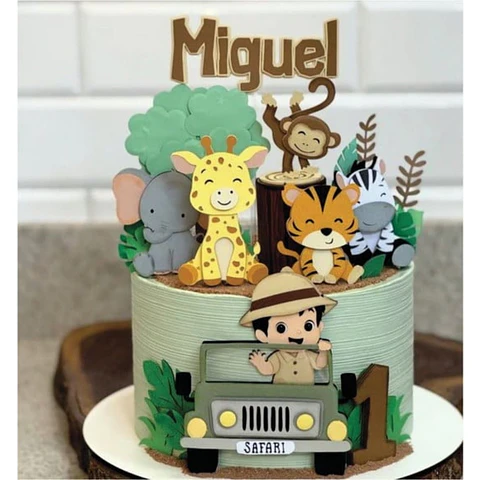 Arquivo Topo de Bolo Safari Mesversário